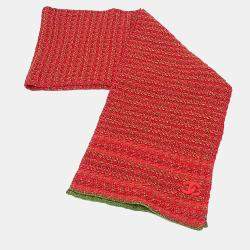Pre Owned Chanel Red Muffler
