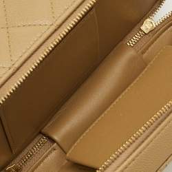 مملوكة مسبقًا حقيبة شانيل بيج بسلسلة كافيار جلدي مبطن