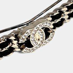 Pre Owned دبوس شعر شانيل طلاء معدني