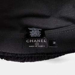 مملوكة مسبقًا قبعة صيد قماشية شانيل سوداء