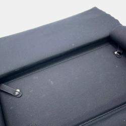 مملوكة مسبقًا حزام شانيل CC شعار السلسلة جلد أسود معدن