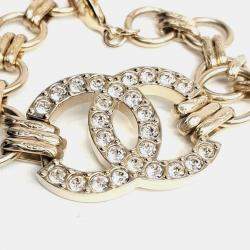 Pre Owned Chanel logo embellished chain bracelet