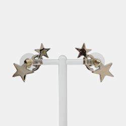 Pre Owned Chanel Star CC Crystal Earrings 