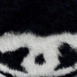 Pre Owned Chanel Black/White Fur Earmuffs