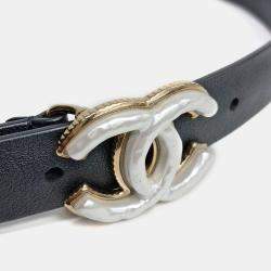 Pre Owned Chanel logo belt