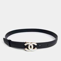 Pre Owned Chanel logo belt
