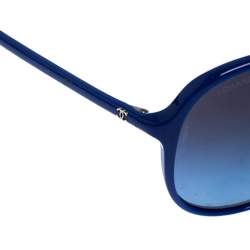 مملوكة مسبقًا Chanel Blue/Blue Gradient 5287 Aviator Sunglasses