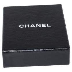 Pre Owned Chanel CC Multi Bead Faux Pearl & Lace Gold Tone Station Belt