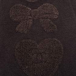 مملوكة مسبقًا وشاح شانيل مطرز أيقونات متعددة كشمير بني 