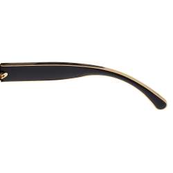 Pre Owned Chanel Black / 18K Gold Mirrored 5271 Cat Eye Sunglasses