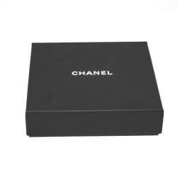 Pre Owned وشاح شانيل قطن كوبا أحمر وأبيض