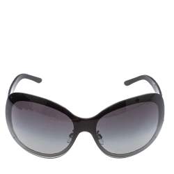 Chanel Black Quilt/ Grey Gradient 4159 Oversized Sunglasses