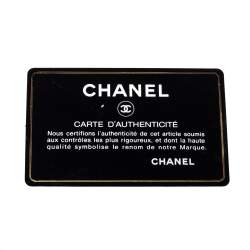 Pre Owned Chanel Blue Quilted Caviar Leather CC Phone Holder Clutch