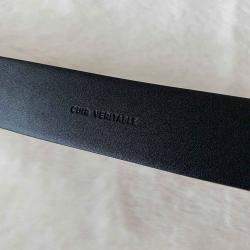 Chanel Metallic Gold Leather Belt 85