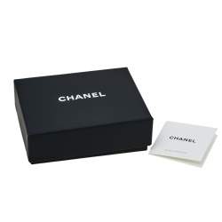 مملوكة مسبقًا Chanel Gold Tone Faux Pearl and Crystal CC Drop Necklace