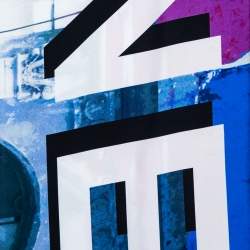 Pre Owned Chanel Cuba Printed Frayed Silk Scarf