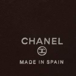 Pre Owned Chanel Black Quilted Caviar Classic iPhone 11 Pro Max Case