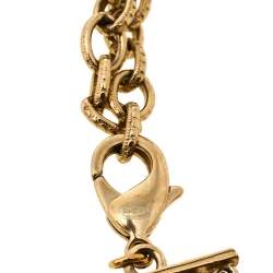 Pre Owned Chanel CC Coin Charm Multi Chain Gold Tone Belt / Necklace