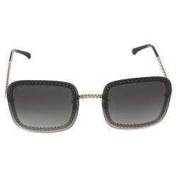 Miu Miu Gold Tone/ Purple Gradient SMU 10R Round Sunglasses For Sale at  1stDibs