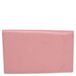 Pre Owned Chanel Pink Caviar Leather CC Logo 6 Key Holder