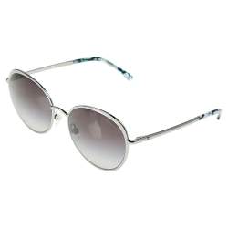 مملوكة مسبقًا نظارة شمسية شانيل 4206 مستديرة غرادينت رصاصي / معدن فضي اللون