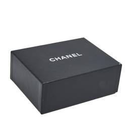 مملوكة مسبقًا Chanel Vintage Black Leather Rue Cambon Medallion Chain Belt 
