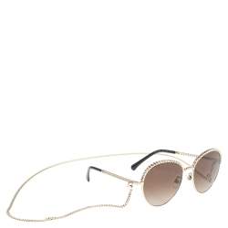 CHANEL Chain Pantos Sunglasses 4242 Grey 407491