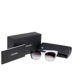 Chanel Monochrome/ Grey Gradient 9081 Oversized Sunglasses