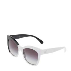 Chanel Monochrome/ Grey Gradient 9081 Oversized Sunglasses
