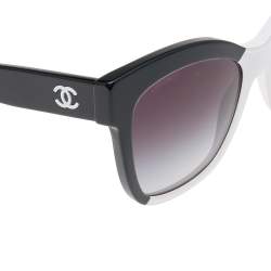 Chanel Monochrome/ Grey Gradient 9081 Oversized Sunglasses