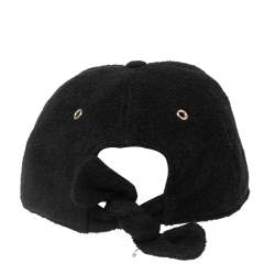 مملوكة مسبقًا قبعة بيسبول شانيل قماش تيري أسود برباط خلفي مقاس متوسط - ميديوم