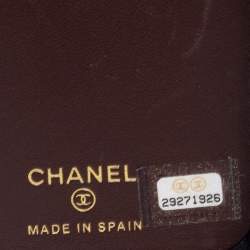 Chanel Black Quilted Caviar Leather iPhone X Case 