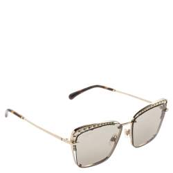 chanel metal frame sunglasses