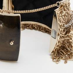 مملوكة مسبقًا سوار شانيل سي سي راتنج شراشيب وصلة سلسلة لونين