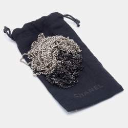 Chanel Two-Tone Metal Chain Multi Layered Necklace