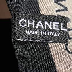 Pre Owned وشاح شانيل حرير مطبوع حقائب متعددة الألوان مربع