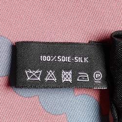 Pre Owned وشاح شانيل حرير مطبوع حقائب متعددة الألوان مربع