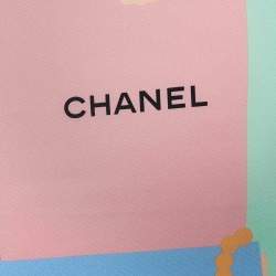 مملوكة مسبقًا Chanel Multicolor Bags Print Silk Scarf