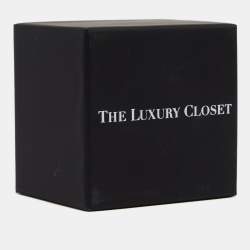 Pre Owned Chanel Off-White Beaded CC Pearl Drop Earrings