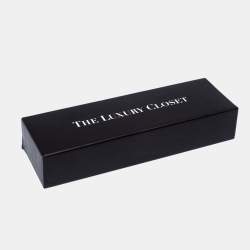 مملوكة مسبقًا Chanel Silver Tone Graduated Faux Pearl CC Charm Necklace