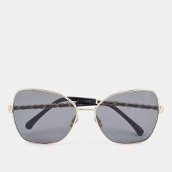 Chanel Silver Tone/ Beige 4247-H Pearl Round Sunglasses Chanel | The Luxury  Closet