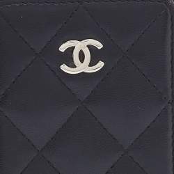 Chanel Black Quilted Leather CC iPhone4/5 Case 