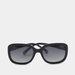 Chanel Women's Ch5411 54mm Polarized Sunglasses in Black