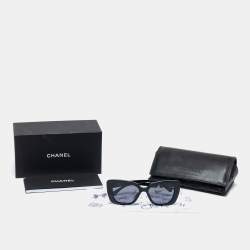 Chanel Black 5422-BA Polarized Square Sunglasses