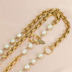 Chanel Vintage 1980as Strand Pearl Necklace