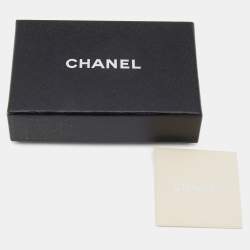 Pre Owned Chanel Gold Tone Faux Pearl Chain Necklace