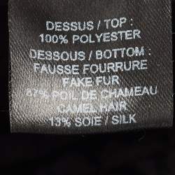 Chanel Black Quilted Coco Neige Trapper Hat M