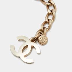 Chanel Gold Tone Enamel Makeup Charm Chain Belt