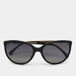 CHANEL Crystal Baguette Cat Eye Bijou Sunglasses 5307-B Grey 624180