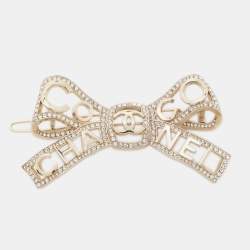 Chanel Coco Crystals Gold Tone Brooch